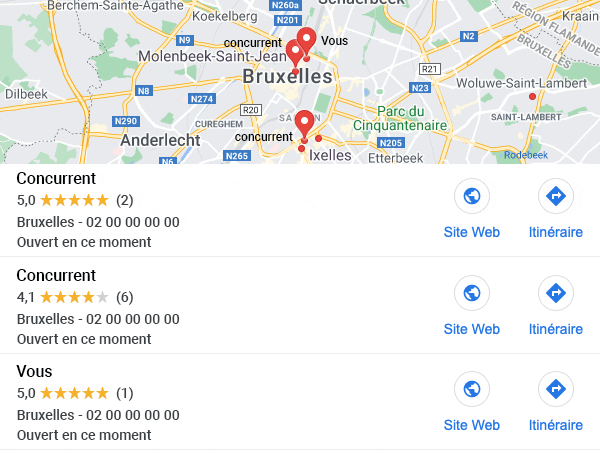 Optimiser Google My Business Belgique