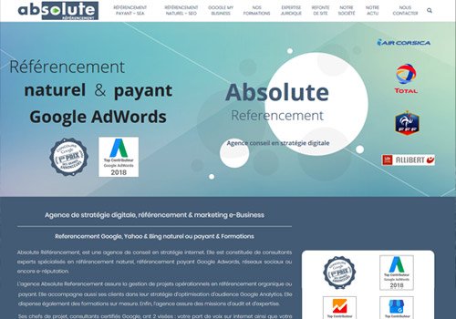 Référence client Absolute Référencement Bruxelles